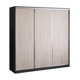 szafa-przesuwna-200-cm-czarna-dab-sonoma-garderoba-szuflady-drazek-primo-i
