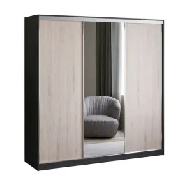 szafa-przesuwna-z-lustrem-200-cm-czarna-dab-sonoma-garderoba-primo-i