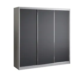 szafa-przesuwna-200-cm-biala-czarna-garderoba-szuflady-drazek-primo-i