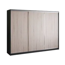 szafa-przesuwna-270-cm-czarna-dab-sonoma-garderoba-szuflady-drazek-primo-i