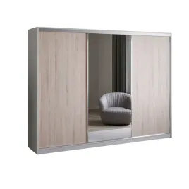 szafa-przesuwna-z-lustrem-270cm-biala-dab-sonoma-garderoba-szuflady-primo-i