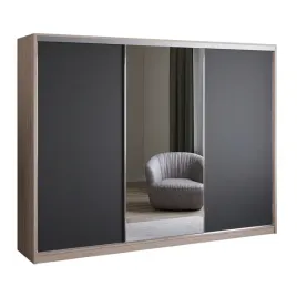szafa-przesuwna-z-lustrem-270-cm-dab-sonoma-czarna-garderoba-primo-i