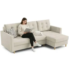 naroznik-z-funkcja-spania-bezowy-kanapa-rozkladana-pojemnik-sofa-domi