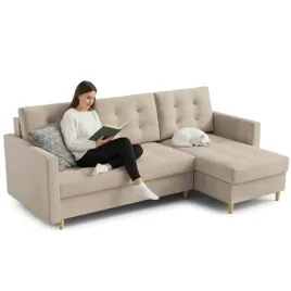 naroznik-z-funkcja-spania-bezowy-kanapa-rozkladana-pojemnik-sofa-domi