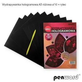 wydrapywanka-hologramowa-a5-rozowa