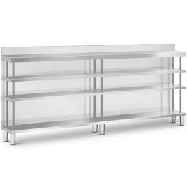 stol-blat-barowy-roboczy-gastronomiczny-z-rantem-4-polki-stal-250-x-30-x-105-cm