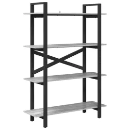 polka-na-ksiazki-szary-sonoma-100-x-335-x-140-cm