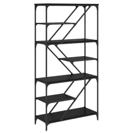 polka-na-ksiazki-czarny-dab-91-x-36-x-176-cm