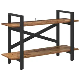 polka-na-ksiazki-stare-drewno-100-x-335-x-64-cm