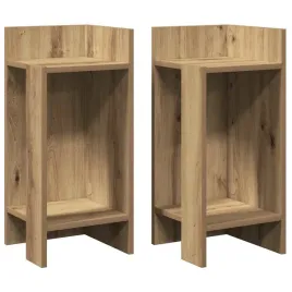 stoliki-boczne-2-szt-z-polka-dab-artisan-255x27x60-cm
