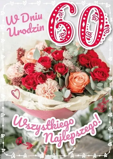 karnet-urodziny-60-stan-nowy