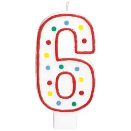 swieczka-urodzinowa-cyferka-6-biala-w-kropki