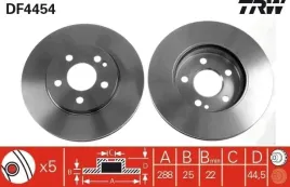tarcza-ham-db-p-w245-b-klasa-trw-df4454