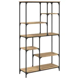 polka-na-ksiazki-dab-rzemieslniczy-99-x-355-x-176-cm