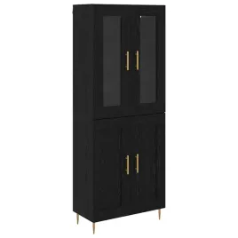 wiszacy-highboard-w-czarnej-debie-z-szklanymi-drzwiami-i-zlotymi-akcenta