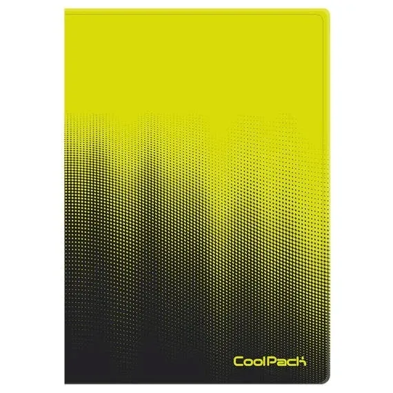teczka-clear-book-a4-coolpack-gradient-20-koszulek-lemon-stan-nowy