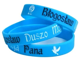 opaska-silikonowa-blogoslaw-duszo-moja-pana-turkusowa-180-mm