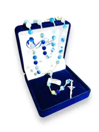 rozaniec-srebrny-agat-niebieski