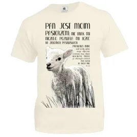 koszulka-meska-pan-jest-moim-pasterzem-krem-xl