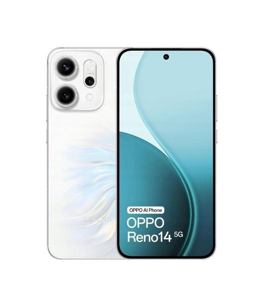 Smartfon Oppo Reno 14 5G 12/512GB NFC Dual SIM AI Biały