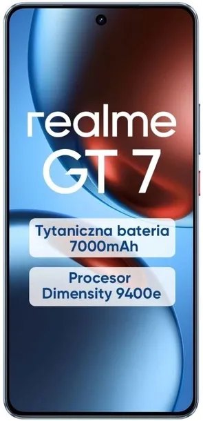 Smartfon realme GT 7 5G 12/512GB NFC Niebieski IceSense Blue