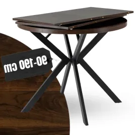 stol-rozkladany-okragly-90-do-jadalni-salonu-loft-orzech-czarny-lugo