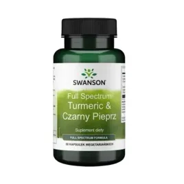 Zdjęcie produktu Swanson Kurkuma + Czarny pieprz (60kaps)