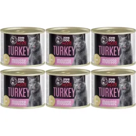 karma-mokra-dla-kota-john-dog-for-cats-adult-indyk-zestaw-6x200g