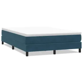 lozko-typu-box-spring-bez-materaca-ciemnoniebieskie-160x220-cm