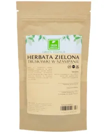 herbata-zielona-sencha-japonska-lisciasta-w-lisciach-truskawki-w-szampanie