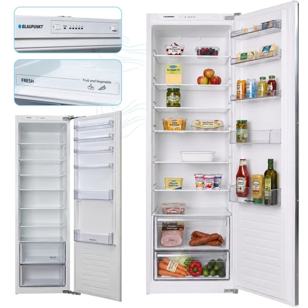 Lodówka do Zabudowy Blaupunkt 5CL280FF0 Chłodziarka 319 L 177.5 x 56 cm LED