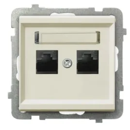 ospel-sonata-gniazdo-komputerowe-podwojne-rj45-kat-5e-ecru-gpk-2r-k-m-27