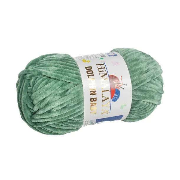 100g włóczka poliester Himalaya Dolphin Baby bladozielona 388