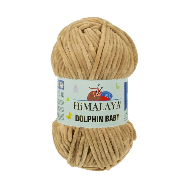 100g włóczka poliester Himalaya Dolphin Baby ciepły beż 365