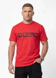 koszulka-meska-t-shirt-pitbull-hilltop-fluo-czerwona