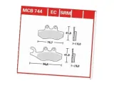 klocki-przod-trw-mcb744ec-stan-nowy