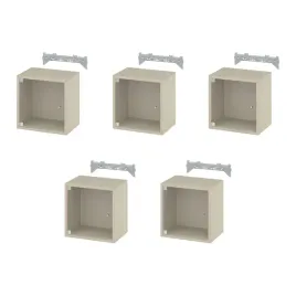 5-szt-bezowa-szafka-scienna-z-szklanymi-drzwiami-35x25x35-cm