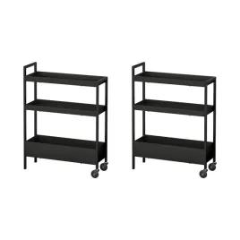 2-szt-czarny-wozek-na-kolkach-50-5x19x67-cm-mobilny-i-praktyczny