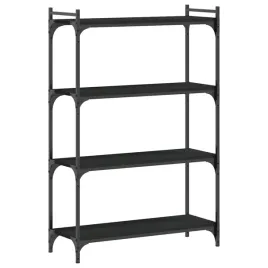 regal-na-ksiazki-z-metalowa-rama-czarny-80-x-30-x-120-cm