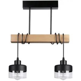 lampa-sufitowa-wiszaca-zyrandol-led-2x-e27-oprawa-loft-drewno-szklana