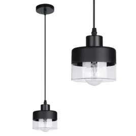 lampa-sufitowa-wiszaca-zyrandol-led-e27-oprawa-szklana-czarna