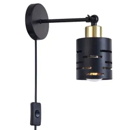 kinkiet-scienny-na-ramieniu-e27-lampa-wewnetrzna-scienna-led-wlacznik-czarn