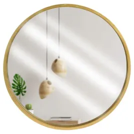 lustro-scienne-drewniane-zlote-okragle-50-cm