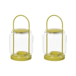 2-szt-latarenka-zolta-21-cm-na-tealight-do-wnetrz-i-ogrodu
