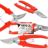 sekator-ogrodowy-reczny-nozycowy-do-krzewow-galezi-kwiatow-168mm-3cr13-yato-mechanizm-ciecia-standardowy