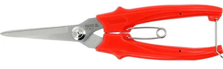 sekator-nozycowy-yato-182mm-z-blokada-otwarcia-do-ciecia-pedow-kwiatow-waga-z-opakowaniem-0-075-kg