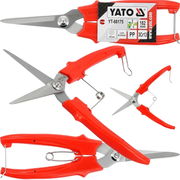 sekator-nozycowy-yato-182mm-z-blokada-otwarcia-do-ciecia-pedow-kwiatow-mechanizm-ciecia-standardowy