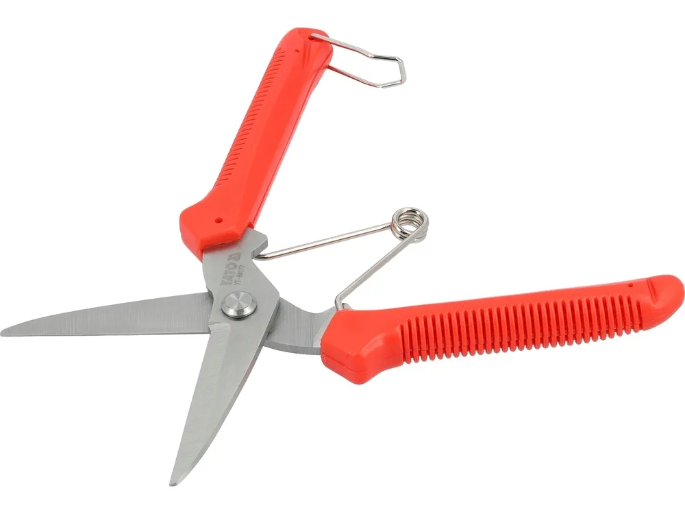 sekator-nozycowy-yato-191mm-z-blokada-otwarcia-do-ciecia-pedow-kwiatow-stan-nowy
