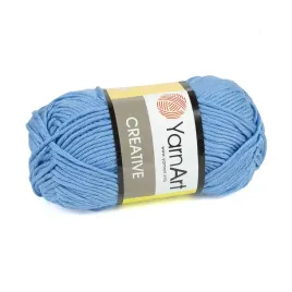 50g-wloczka-100percent-bawelna-yarnart-creative-niebieski-239