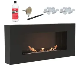 biokominek-wiszacy-czarny-kratki-delta-flat-90x40cm-certyfikat-tuv-gratis